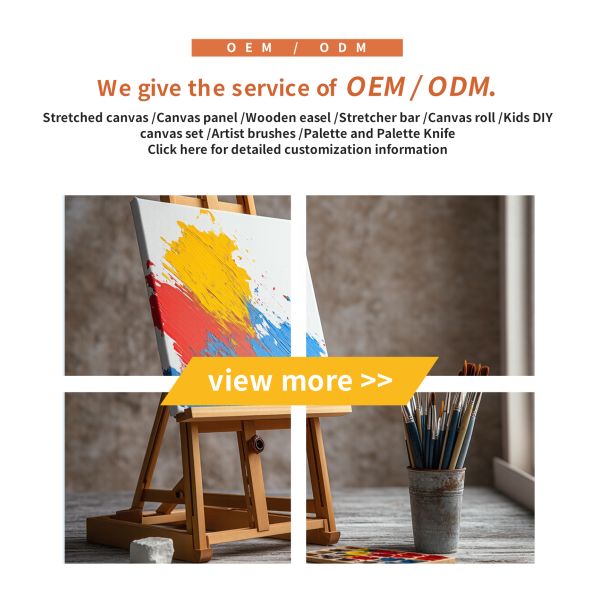 24cm*30cm Linen Stretched Canvas Board with 280g/380g Cotton for Acrylic and Oil Painting