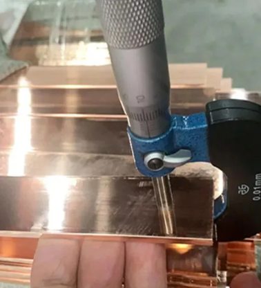 Brushing Solar Reflective Film Bending Cutting Brass Non Alloy Copper Sheet