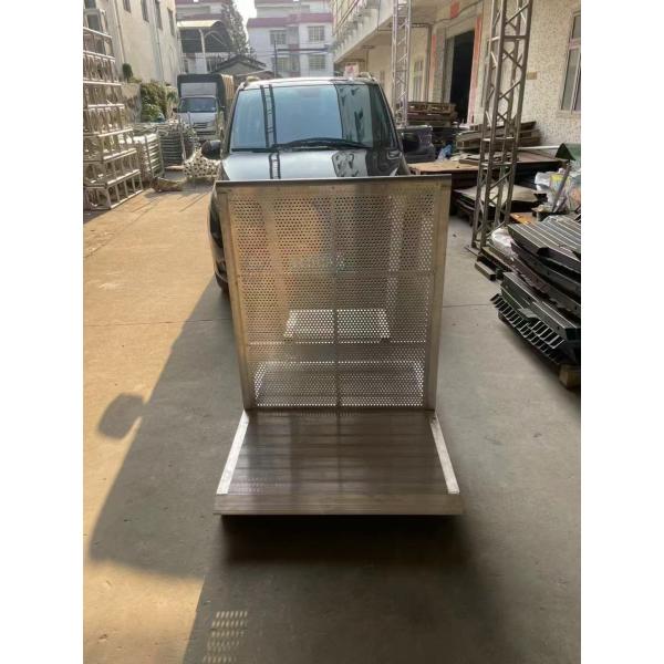 Aluminum Crowd Control Barrier Fence Quick Assembly For Trade Shows / Events