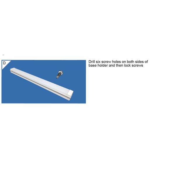 80W LED Linear Lighting Strips , LED Workshop Lights IP64 External Driver