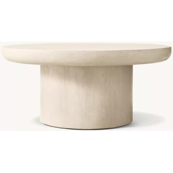 Customizable Size Modern Side Table Furniture for Living Room white and wood coffee table