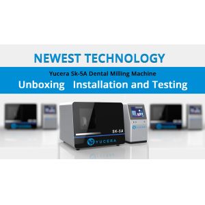 Quality Denture 800w 5 Axis Dental Milling Machine 0.02mm Precision for sale