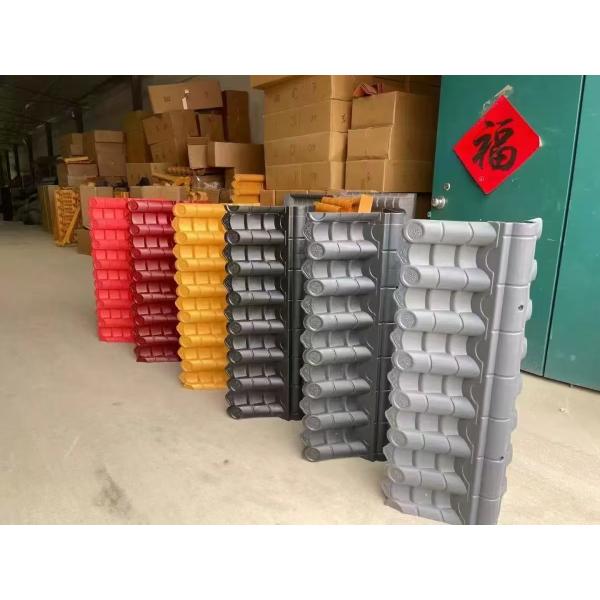 Chinese Traditional Roof PVC Roofing Sheets Plastic Roof Corner Decoration For Wall Gate
