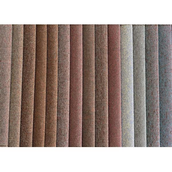 100%Polyester water resistant linen look plain upholstery sofa fabric dyed cheap fabric