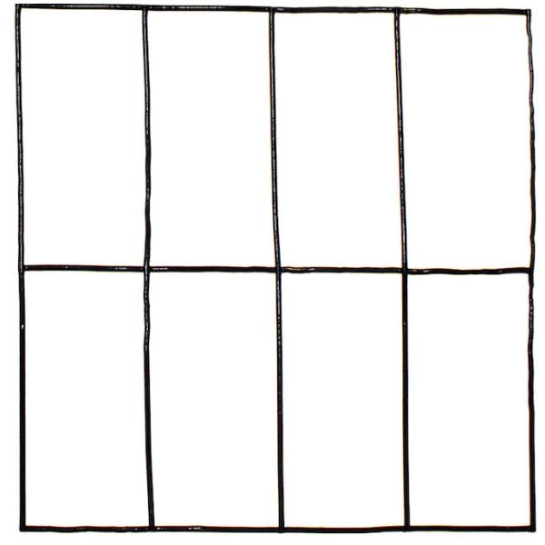 5 Ft PVC Coated Welded Metal Wire Mesh Fence 2X4 inch 14 Gauge