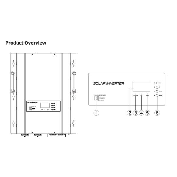 Split Phase Solar Power Inverter Off Grid Solar Inverter 10KW