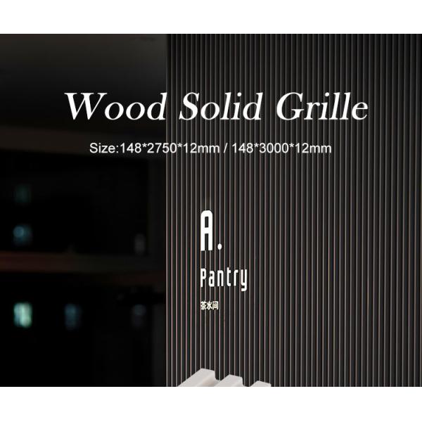 Environmental Protection Solid Wood Grating Bamboo Fiberboard