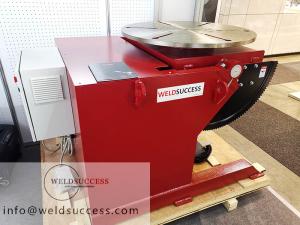 China 1 Ton Pipe Welding Positioner , Red / Black Color Rotary And Tiltling Turn Table on sale