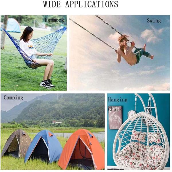 40mm Stainless Steel Carabiner Hook The Must-Have Accessory for Climbing Enthusiasts