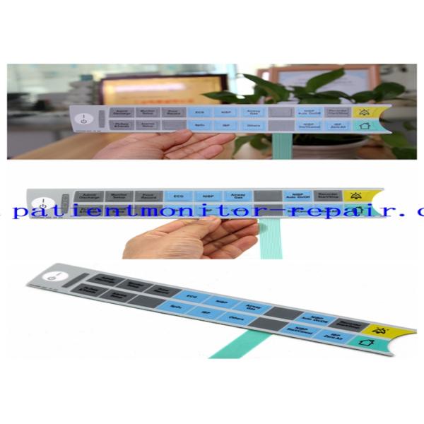 Keyboard Plate with Bulk Stock for GE B20 B20i B40 B40i Monitor PN 2050566-002 02EN Button Sticker Monitor Button Panel