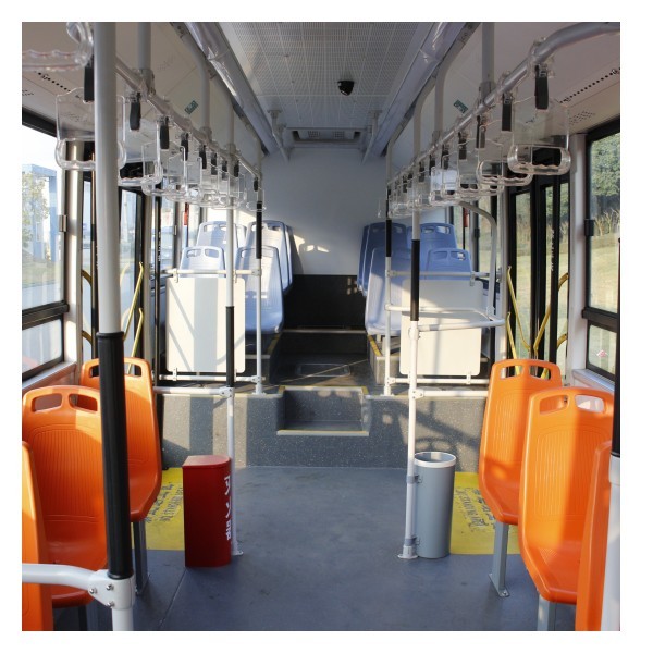 Public Transport City LiFePo4 Battery Electric Buses 2800N.M