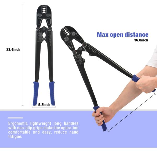 Durable industrial Crimp Sleeve Tool , Multipurpose Swage Sleeve Crimping Tool