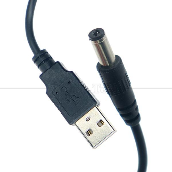 1m 3m 5m 10m 1A 2A 5A USB A Male to DC 5.5x2.1mm 3.5 1.35 4.0 1.7 Barrel Jack Power Charger Cable for LED CCTV Camer