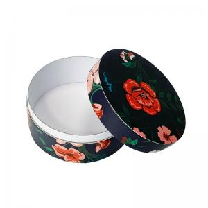Quality Custom Printed Round Paper Box With Lid for sale