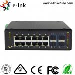 Managed Ring Protocol Industrial Ethernet POE Switch 8 Port 10/100/1000 BASE -T