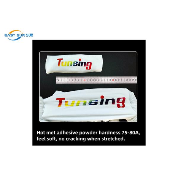 Soft High Stretchable DTF Powder For T- Shirt Heat Transfer Printing