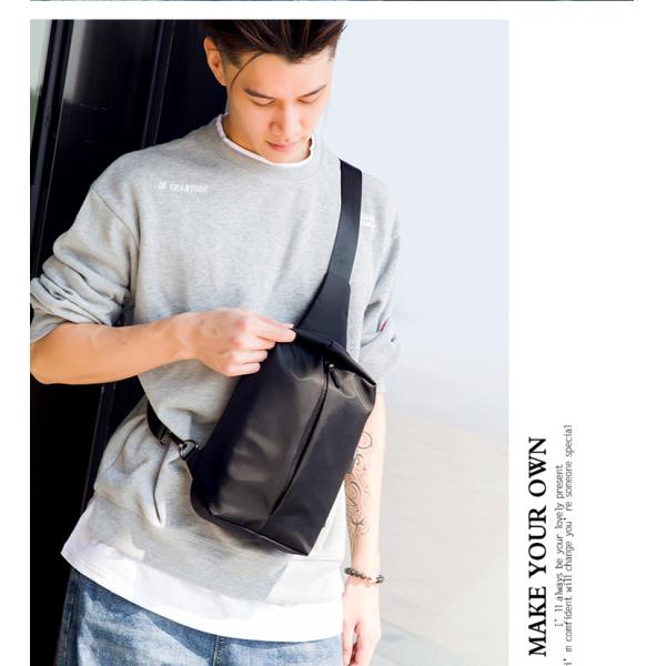 Water Resistant Polyester Lining Anti Theft Chest Sling Bags With USB 5L