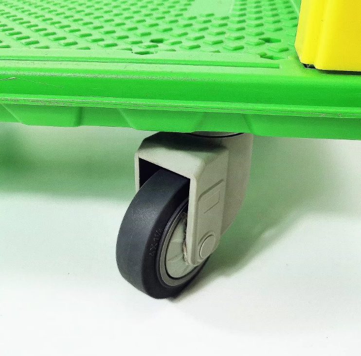 300kgs Factory Platform Trolley Plastic Hand Cart for Warehouse Easy Moving Professional Machine Tool Movers Carry Cargo Storage