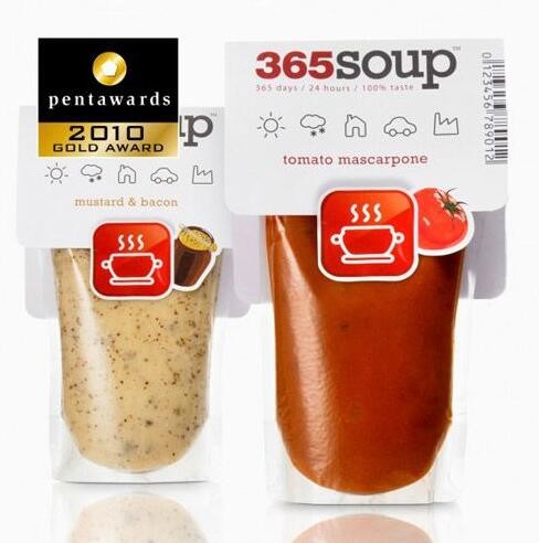 Custom Design High Temperature Cooking Stand Up Retort Pouch Bag For Fried Rice And Soup