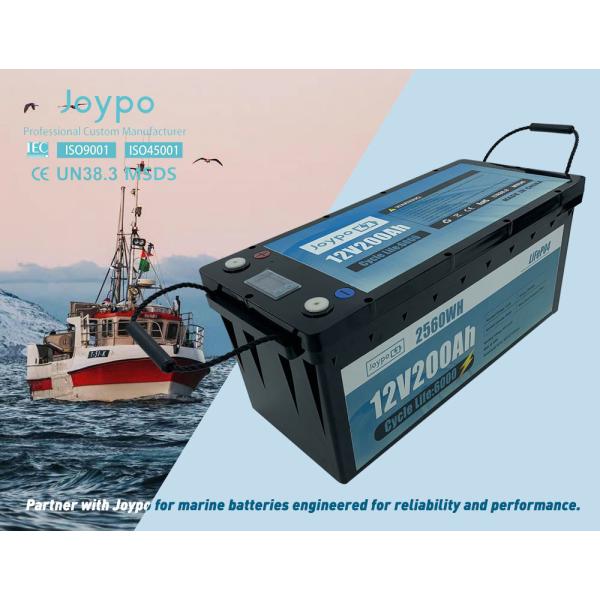 Deep Cycle Waterproof Marine Lithium Battery 12V 24V Lithium Trolling Motor Battery
