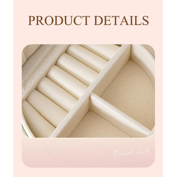 Portable Small Jewelry Box Organizer Fashion Travel Jewelry Organizer For Necklaces