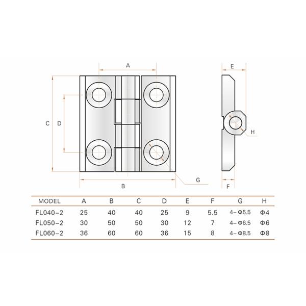 New Energy Vehicles Cabinet And Door Heavy Duty Hinge Metal Hinge
