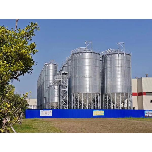 5000ton Corn Grain Storage Silo with Temperature Level Moisture Monitoring System