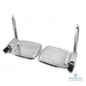 Folding Footrest CNC Machining Aluminum Alloy Electric Wheelchair Spare Parts