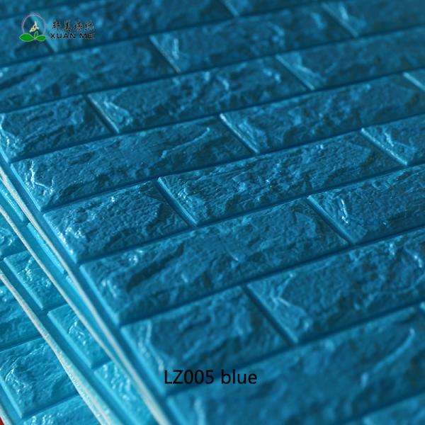 DIY Self Adhesive EVA Foam Wallpapers 3D Brick Wall Stickers for Modern Living Room Decor and Waterproof TV Background