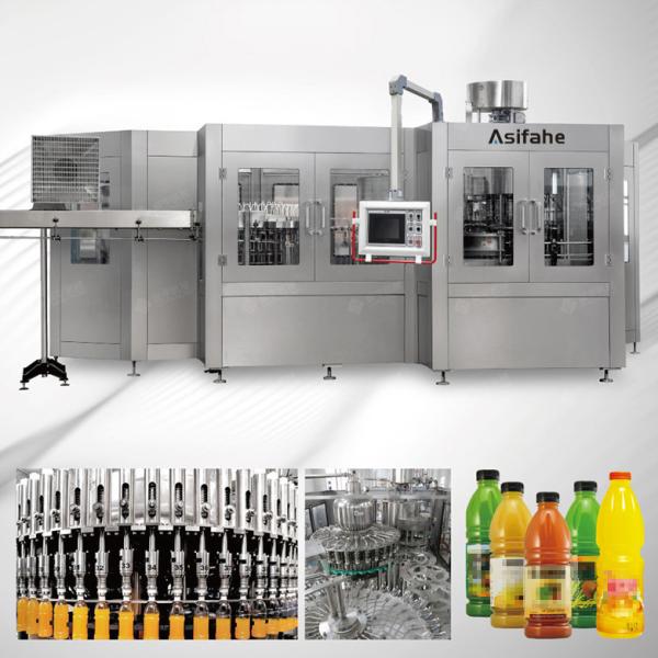 Three-in-one Small Beverage Production Line Drinks Automatic Pet Bottle Filling Machine