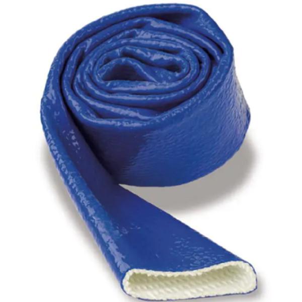 Alkali Free Silicone Rubber Fiberglass Sleeving 4mm Fiberglass Braided Sleeving