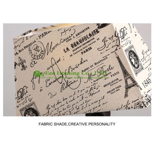 Europe Style Table Lamp Iron Fabric Source Light Residential Lighting