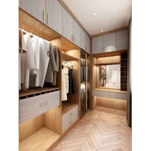 Modern Wardrobe Cloakroom Hotel Modern Wardrobe Cabinet Flame Retardancy