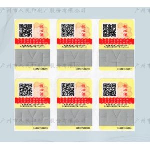 Quality Anti Cut Scratch Stickers With Qr Codes ISO14000 Certification for sale