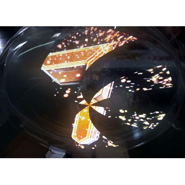 Four Blades 1920*1080 70cm Indoor Advertising Hologram 3D Holographic Naked Eyes 3D LED Fan with Wifi App Control