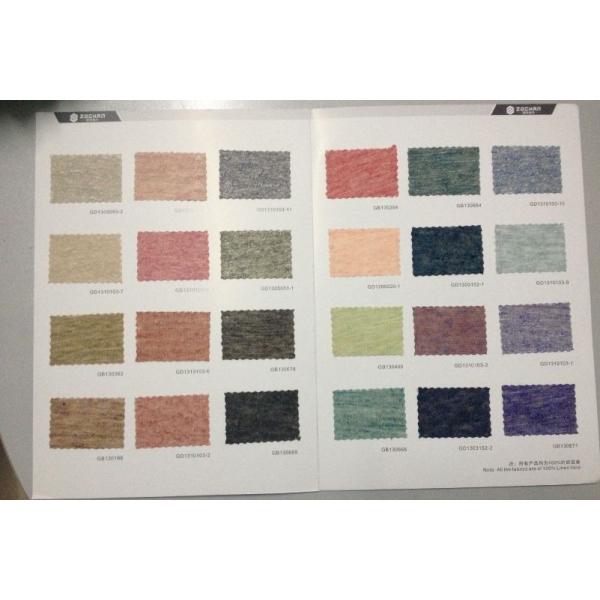 Solid Color Womens Hemp Cotton Clothing Red Plain T Shirt OEM Service Available