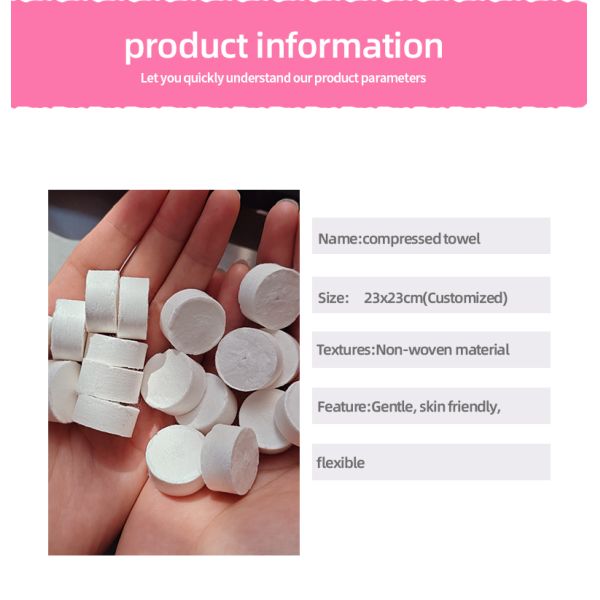 Compressed Face Bath Towel Soft Magic Coin Disposable Wipe Woven Technique Hand Towel for Hotels for Children