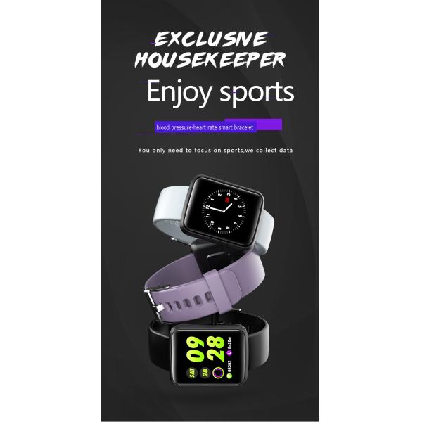 10BAR 1.3inch Heart Rate Bracelet Custom TFT Kids Waterproof Smart Watch For Ios Android