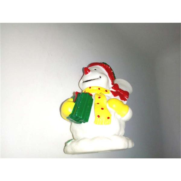 High Quality Wireless Christmas LED Decoration Mini Light up Snowman Plastic Toy