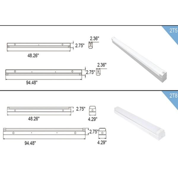 80W LED Linear Lighting Strips , LED Workshop Lights IP64 External Driver
