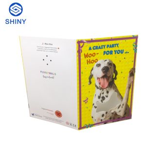 Custom Printing Musical Greeting Card Handmade With Mp4 Player