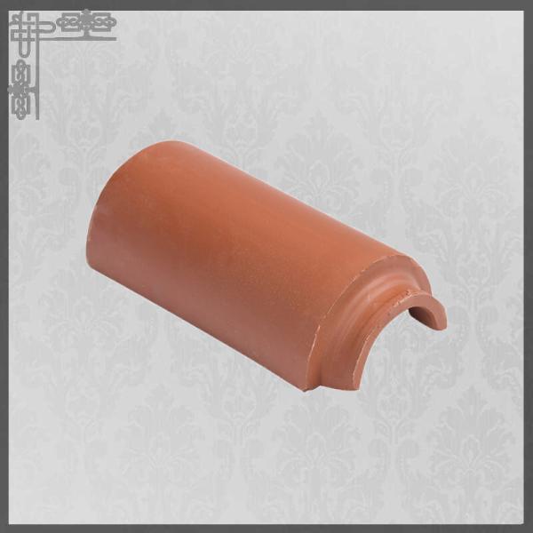 Chinese Natural Red Clay Roof Tiles For Garden Pagoda House Terracotta Roofing Material