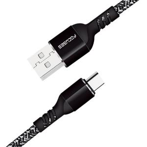 Quality Mattr Black ISO9001 USB To USB Type C Cable Nylon Braided USB C Cable for sale