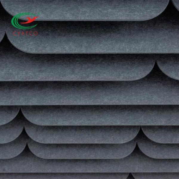 Soundproofing Fiber Acoustic Ceiling Panels Fireproof Multicolor