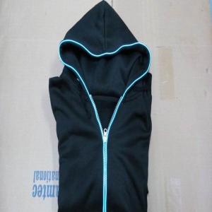 China hot selling wholesale el hoodies/ glow hoodies/ el wire hoodies on sale