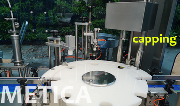 Hand Sanitizer Bottling Production Line Liquid Filling Capping Labeling Machine 110V