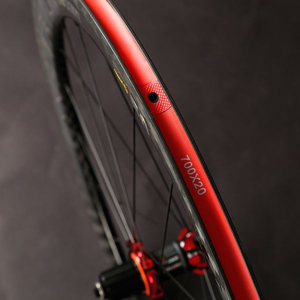 12K Rim Carbon Road Bike Wheelset 25mm Width High Strength Lightweight