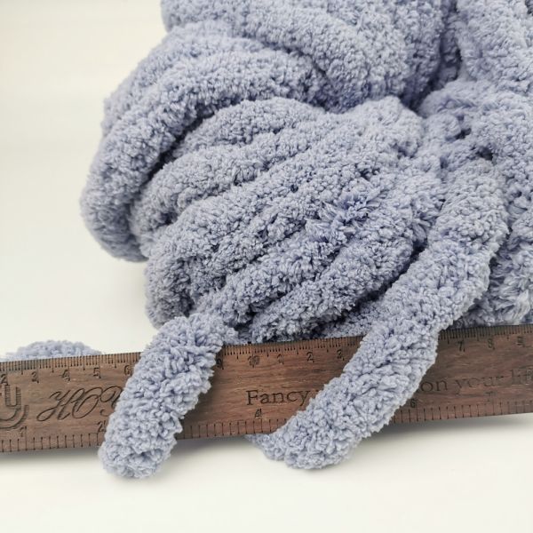 DIY Chunky Chenille Yarn 100% Polyester Fluffy Crochet Yarn For Rug Pillow Mattress