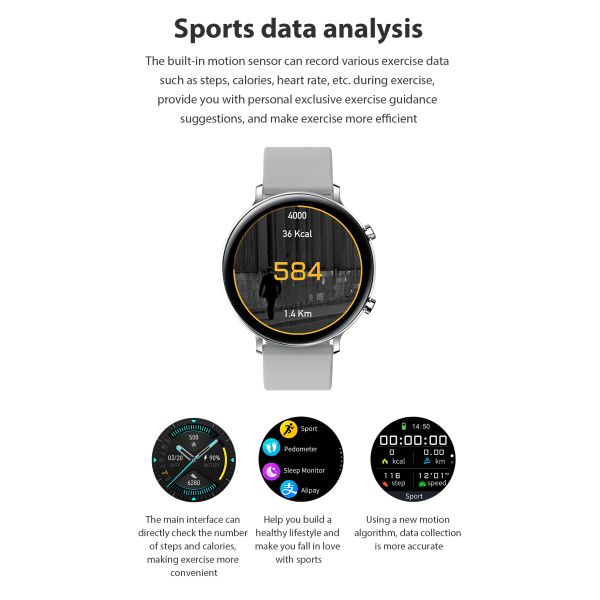 3 ATM Waterproof Bluetooth Smart Wrist Watch MTK2502 Android Sport Smart Watch