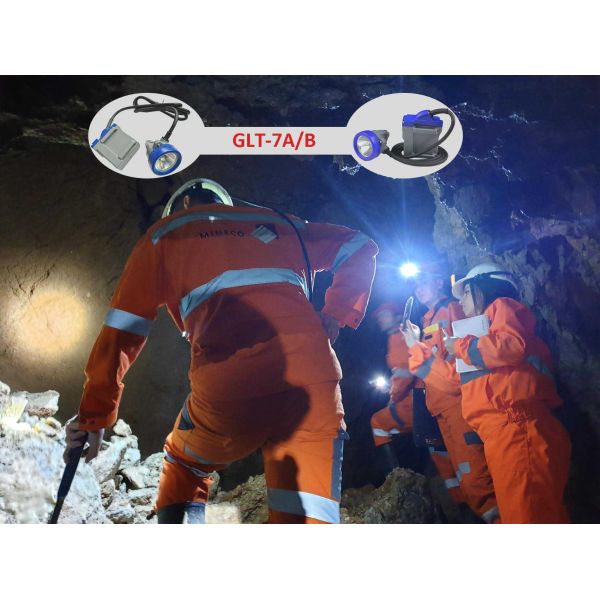 Underground Safety Mining Cap Lights 10000lux Rechargeable 6.6Ah Lithium Ion Battery